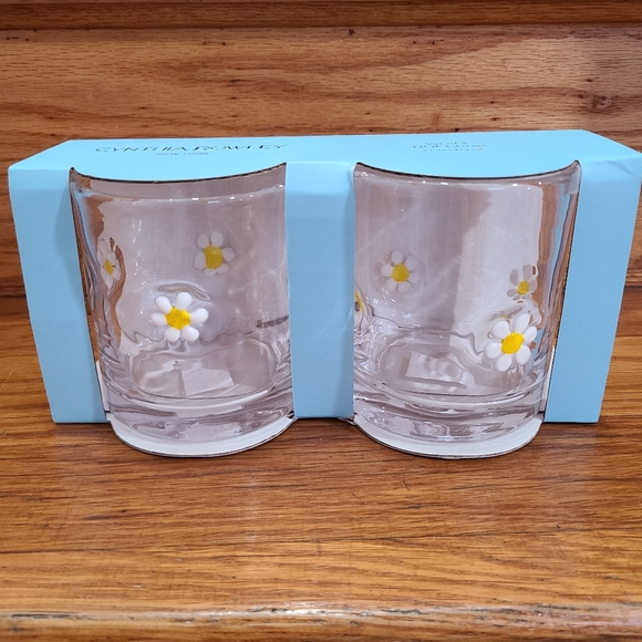 Cinthya Rowley | Dining | Cynthia Rowley Clear Glasses Inlay Double Old ...